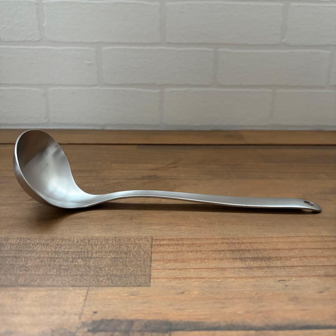 柳宗理 23cm ステンレス パンチングザル・ボールとレードルSの3点セット