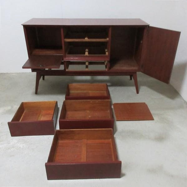 イギリス ビンテージ 家具 サイドボード キャビネット 英国 6177e