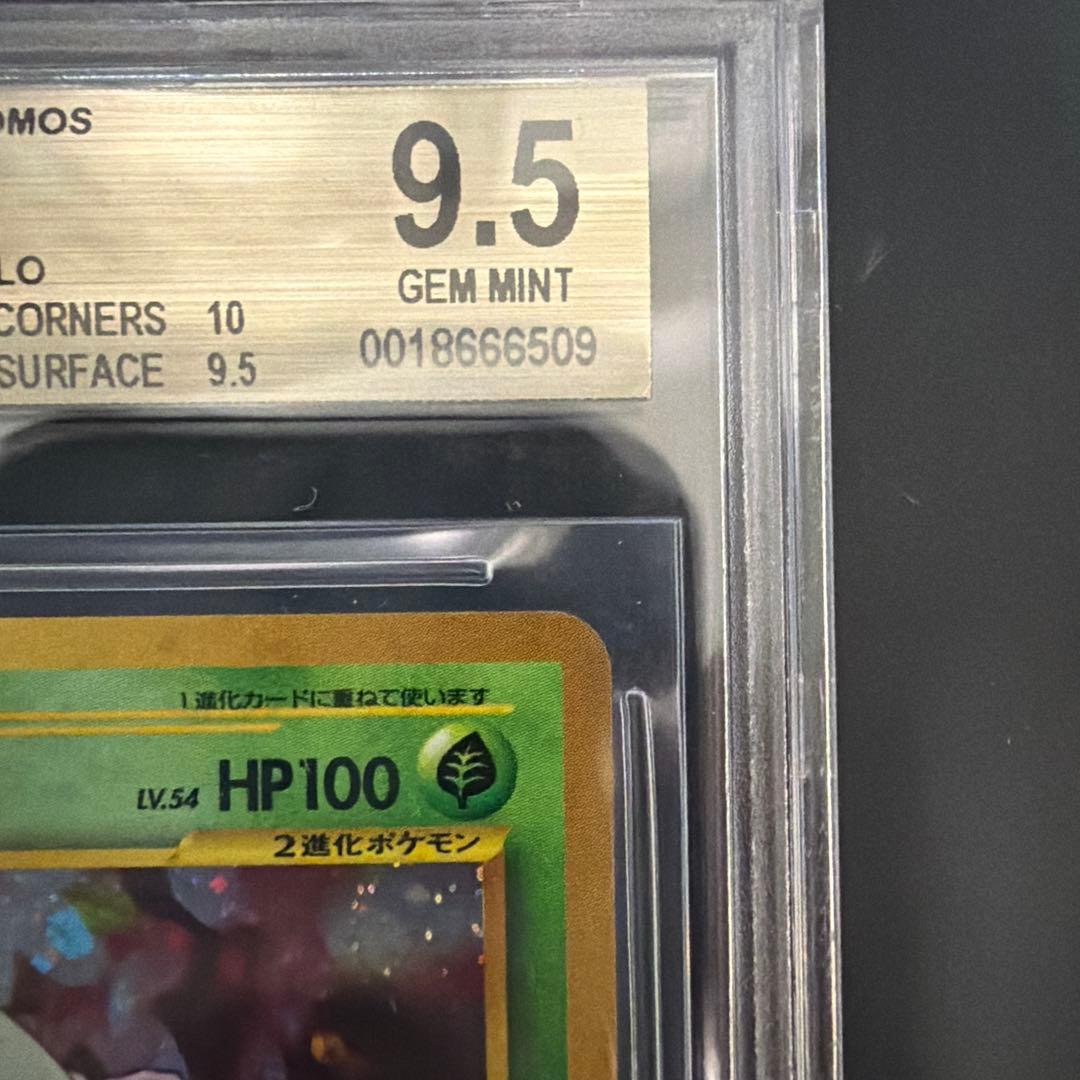 BGS9.5≒psa10ポケモンカード メガニウム 2000 プロモ　ホロ　旧裏