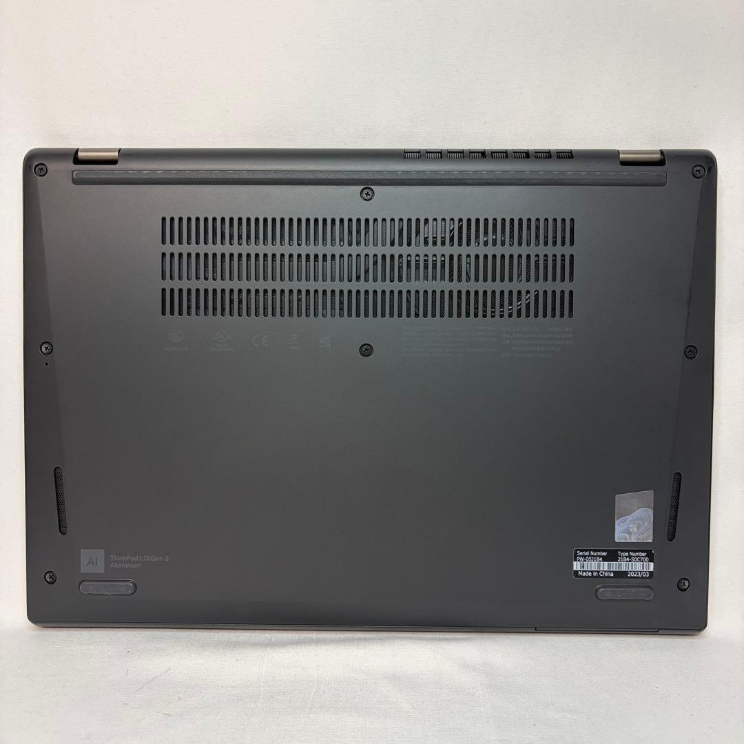 保証期間中 美品 ThinkPad L13 Gen3 i7 16GB 512GB