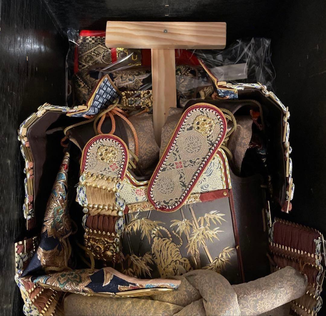 五月人形 着用可能 鎧兜 龍 虎 子供用