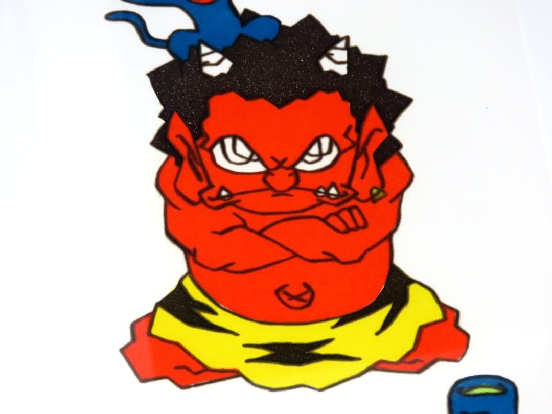 【瀧下和之】　秋まっしぐら　　桃太郎図　　エッチング　　額装