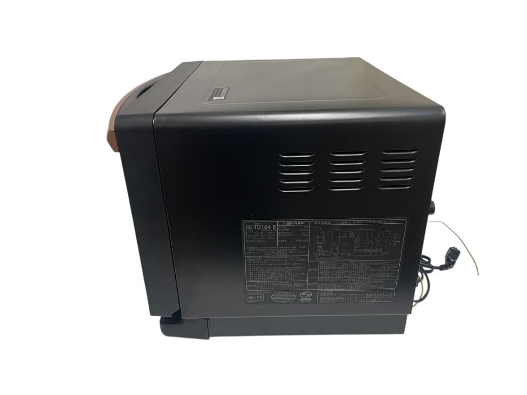 2025年製 シャープ 電子レンジ フラット庫内 縦開き RE-TD184-B