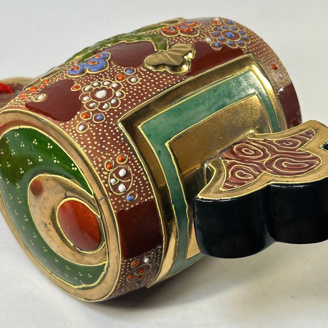 九谷焼　小槌　打出の小槌　陶器製　置物