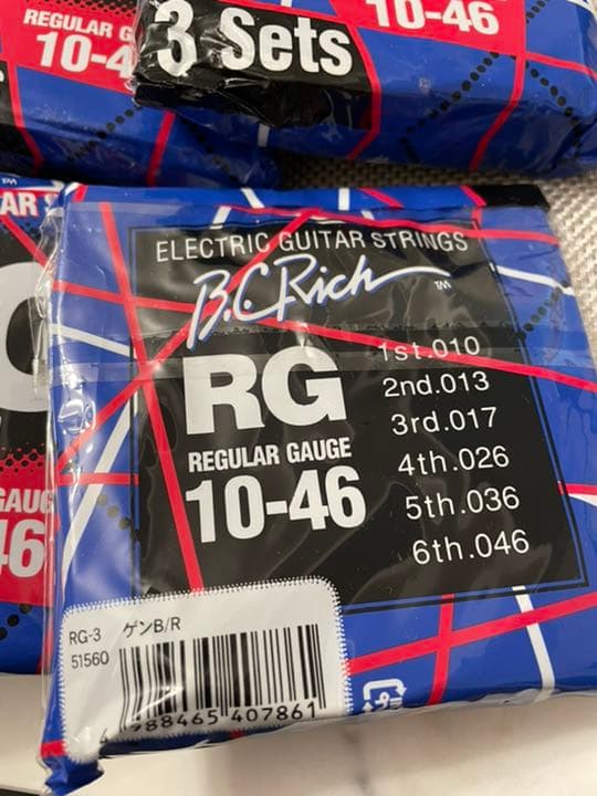 B.C.Rich ＊弦＊10袋＊30sets＊長期保管在庫