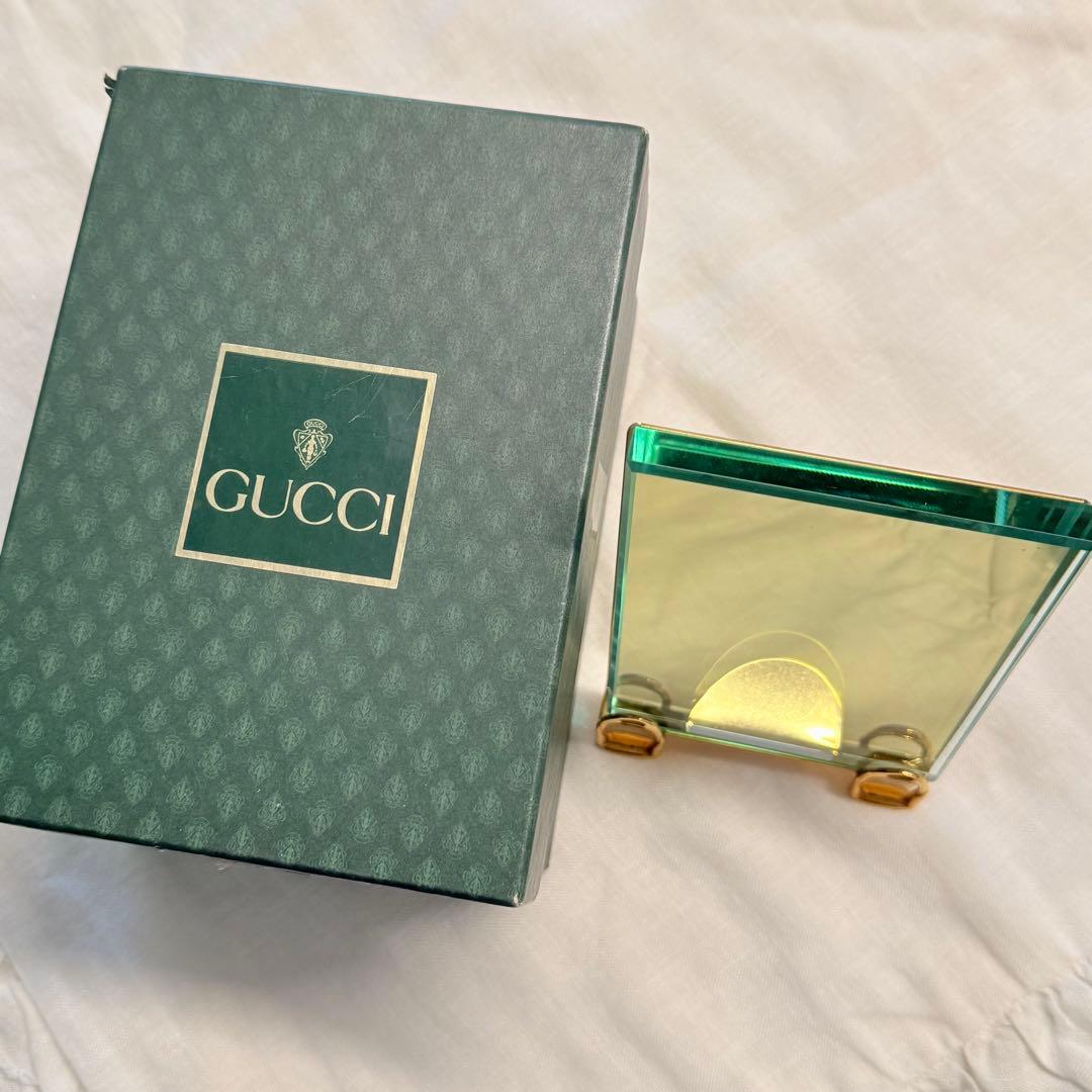 GUCCI スタンド型　フォトフレーム 縁起の良い 馬蹄モチーフ