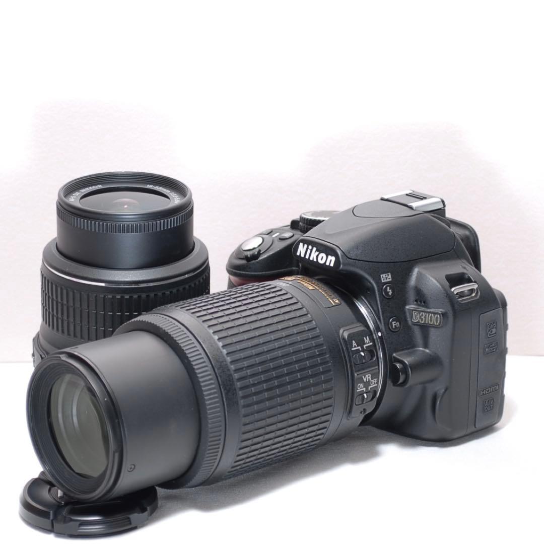 ✨美品✨Nikon D3100✨ダブルレンズ✨少シャッター✨桜や野鳥撮影も✨