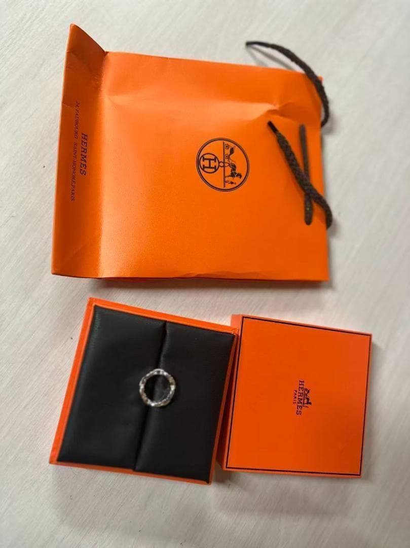 【極美品】エルメス アンシェネ リング 52 シェーヌダンクル 指輪