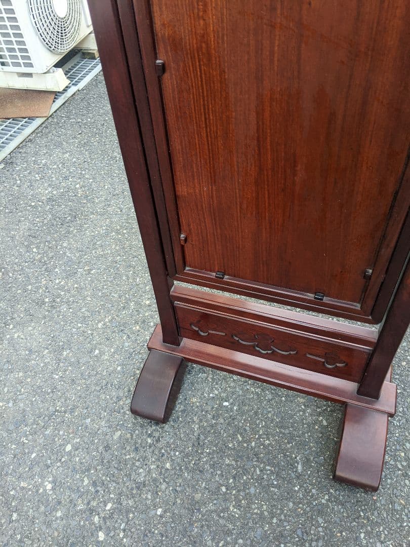 無垢　姿見　鏡　ミラー　スタンドミラー　全身鏡　置型