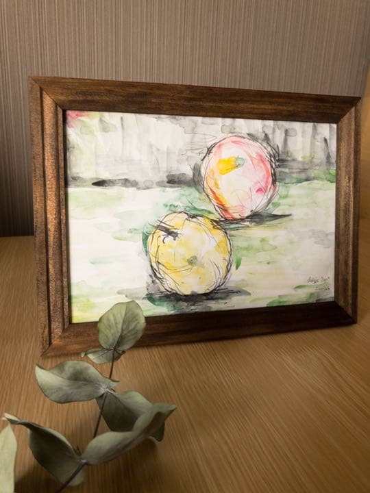 果物 絵画【美作品】