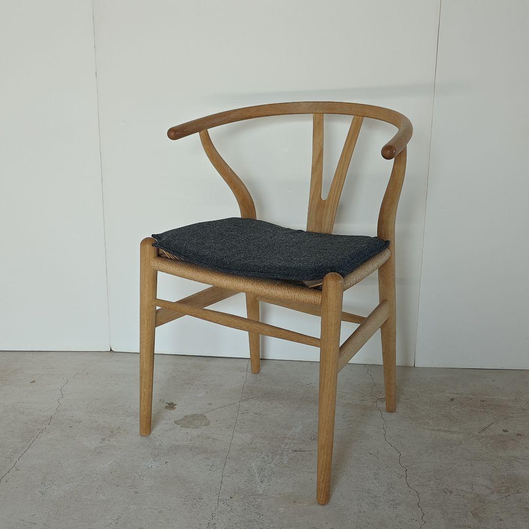 CH24 Yチェア専用 シートクッション　クヴァドラ／メランジェナップ