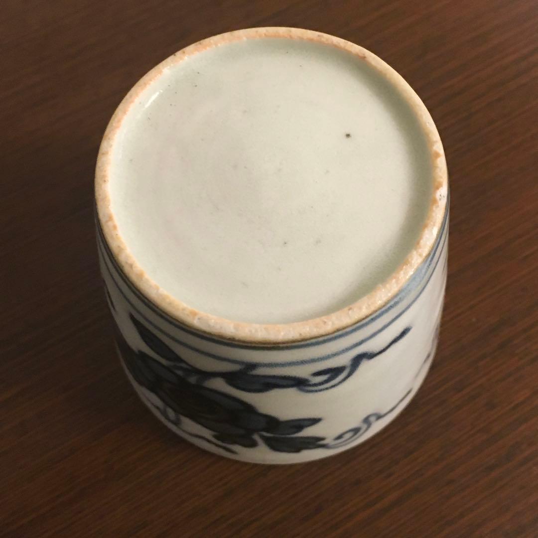 古伊万里　鉄線文（？）　蕎麦猪口　アンティーク　骨董　そば猪口