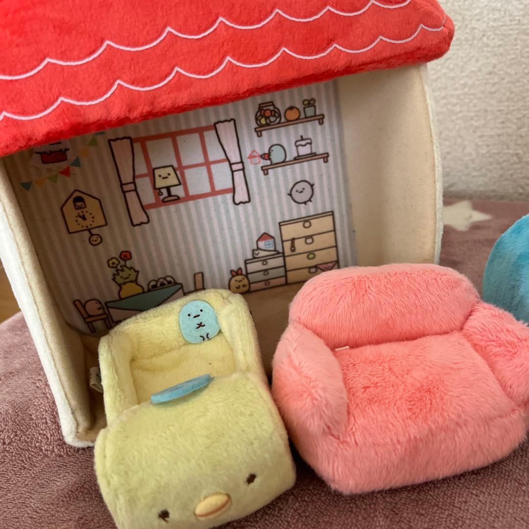 すみっコぐらし ハウス　てのり　ぬいぐるみ　まとめ売り 着せ替えセット30点