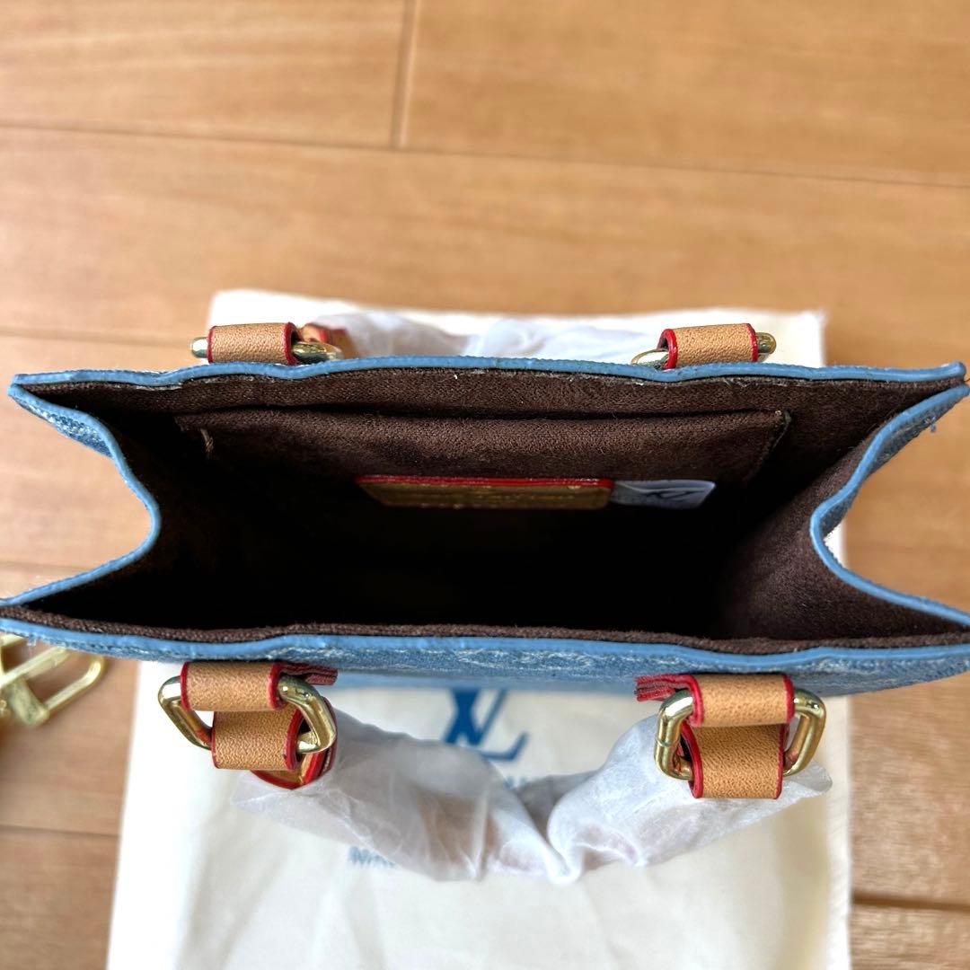 LOUIS VUITTON ルイヴィトンデニムショルダーバッグ　ノベルティ