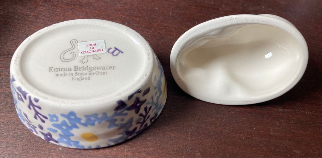 エマブリッジウォーター★レア★うさぎのバスケット★ブルーデイジー★限定品