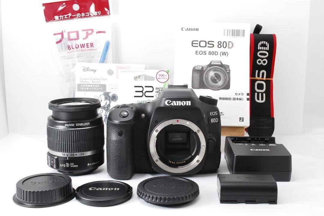 美品⭐️Canon EOS 80D レンズセット 高速連写 Wi-Fi スマホ転送