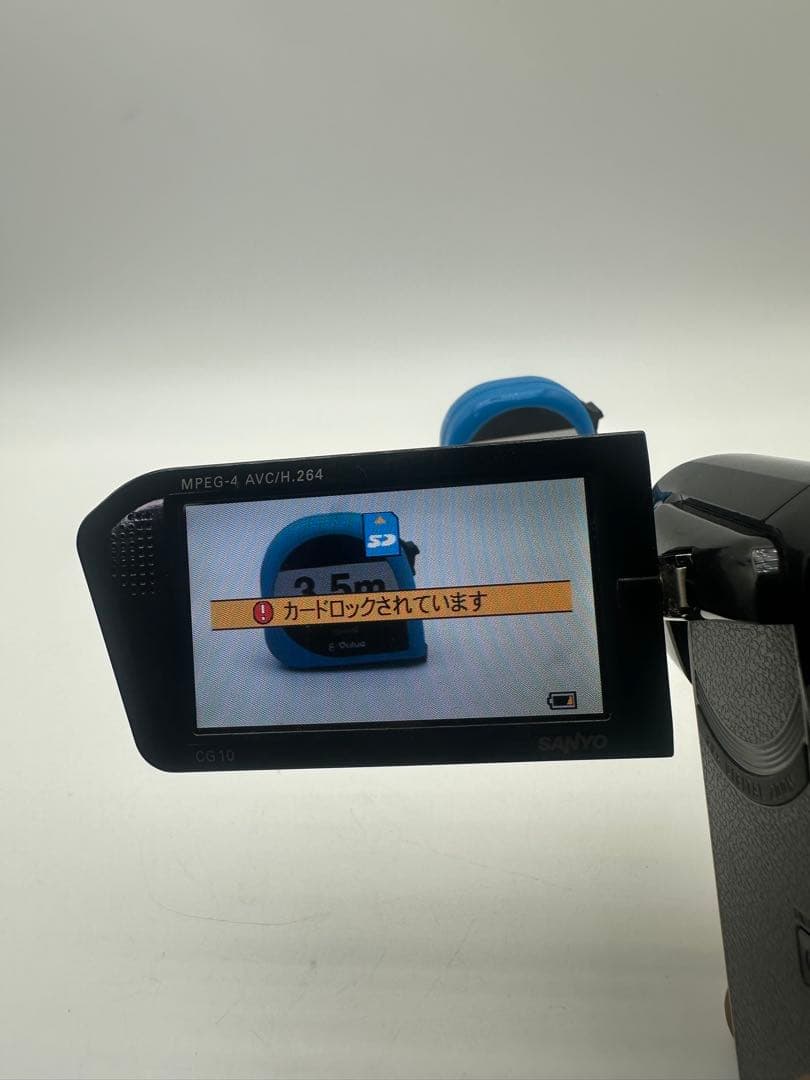 SANYO Xacti デジタルカメラ オレンジと黒(２個)機能を確認するです