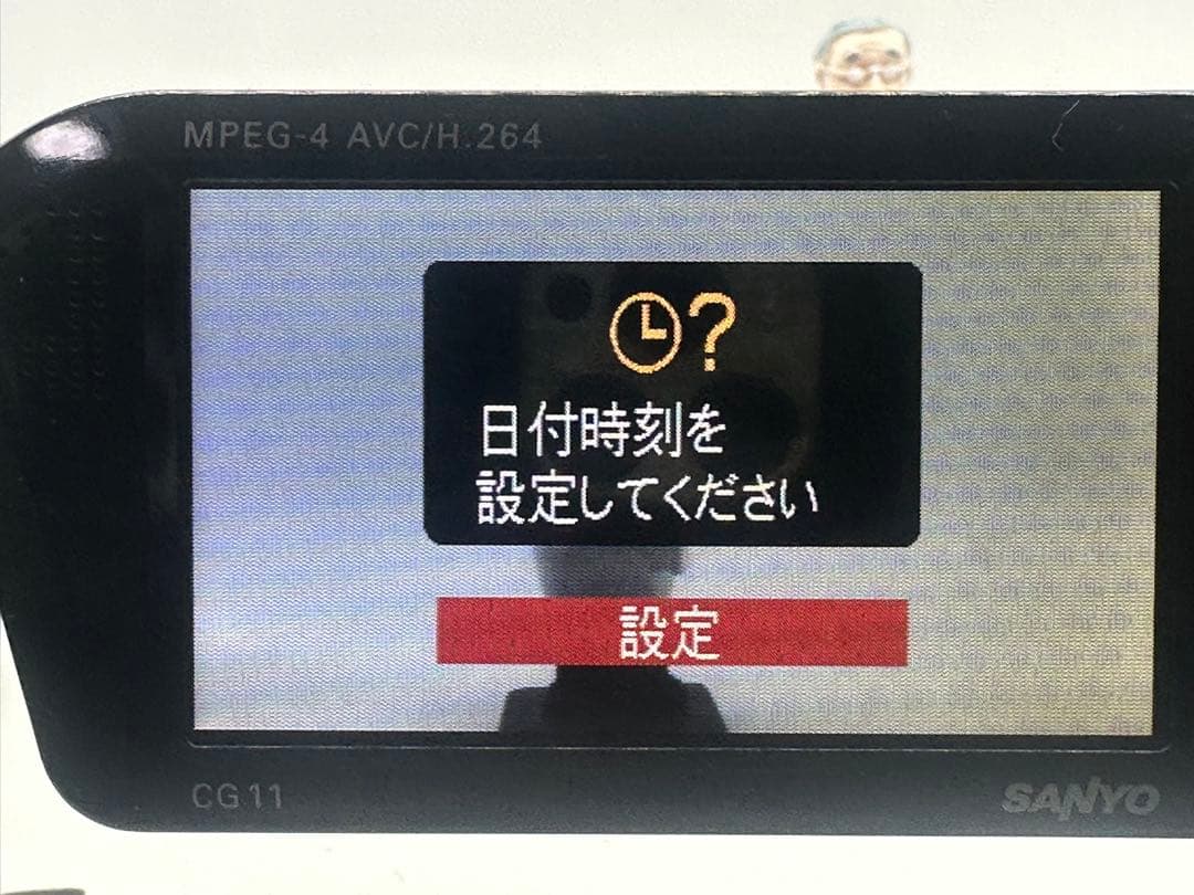 SANYO Xacti デジタルカメラ オレンジと黒(２個)機能を確認するです