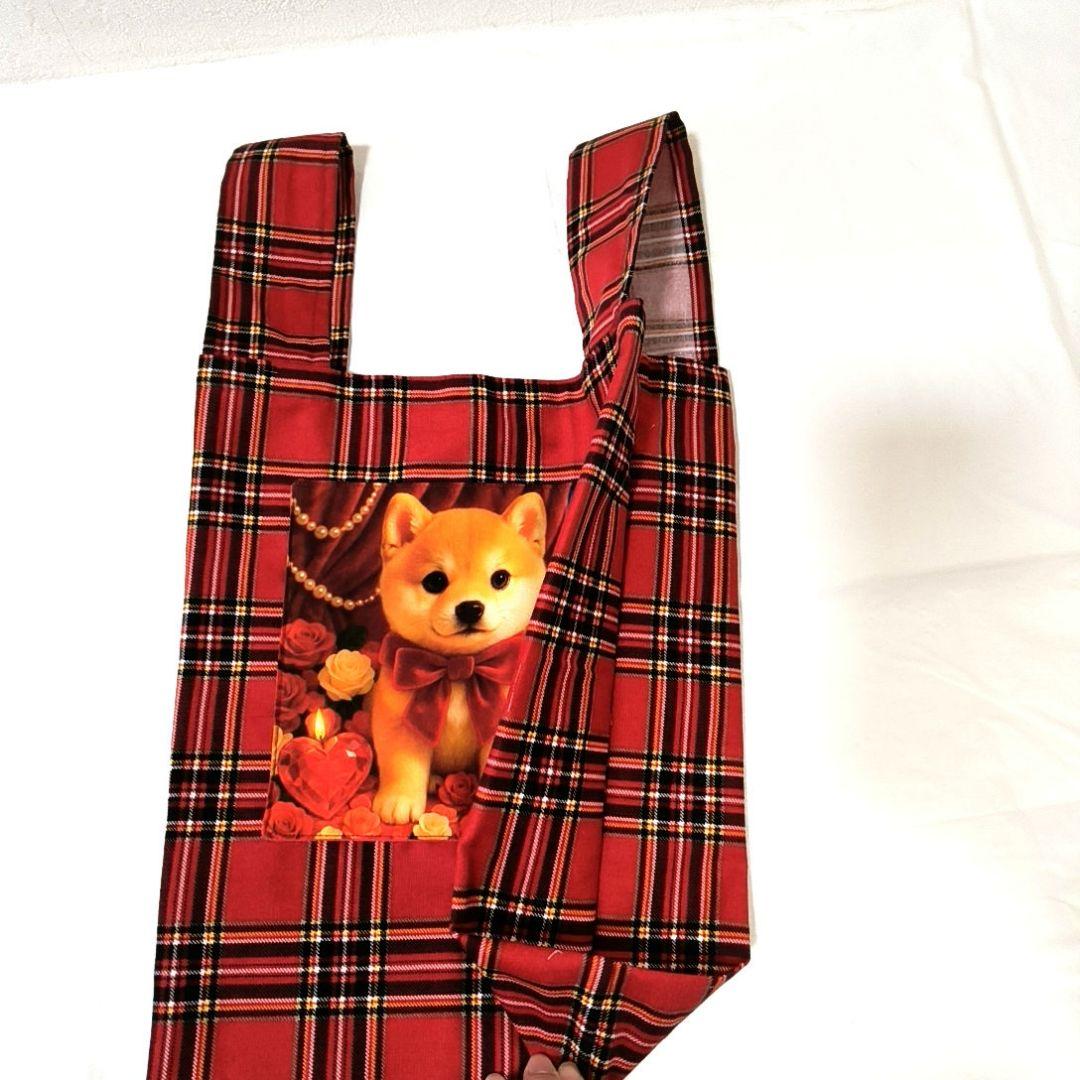 りんりん様】ハンドメイドオーダー★女の子&柴犬★大容量バッグ&エコバッグ　4点