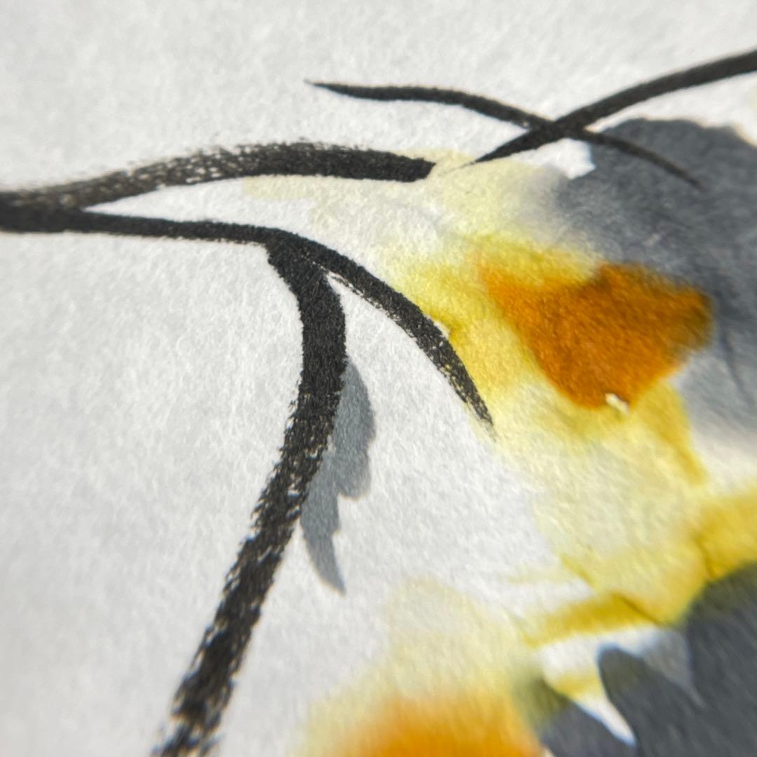 三毛エキゾチックショートヘア 水墨×水彩のプレミアム原画（2025・直筆サイン）