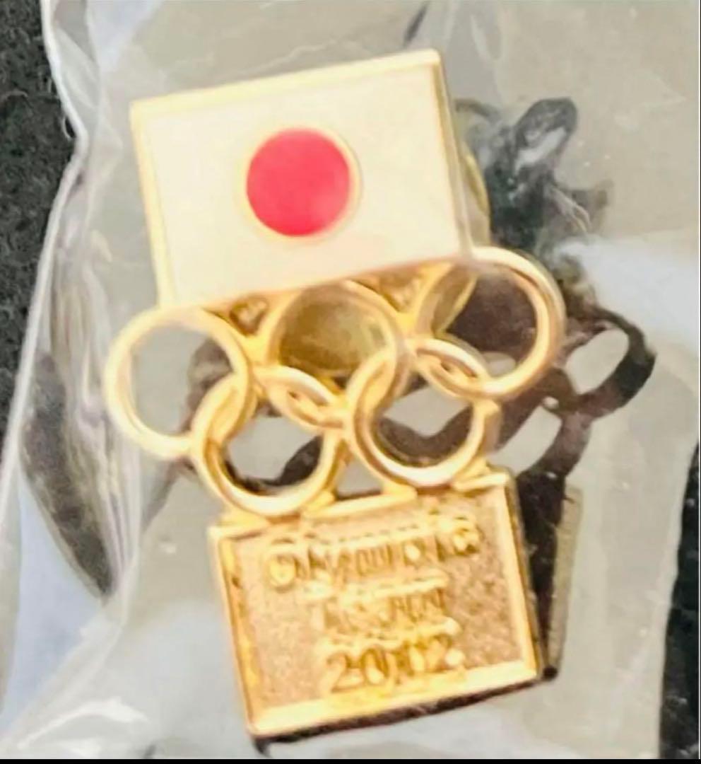 非売品 日本オリンピック委員会 ゴールド ピンバッジ 2012 JOC 1個
