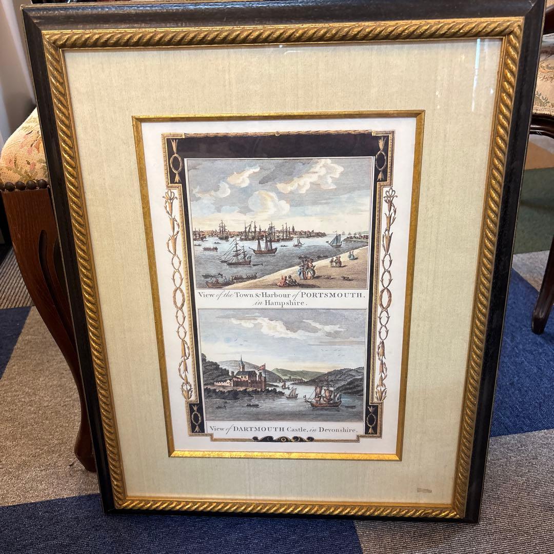 アンティーク版画(エッチング)