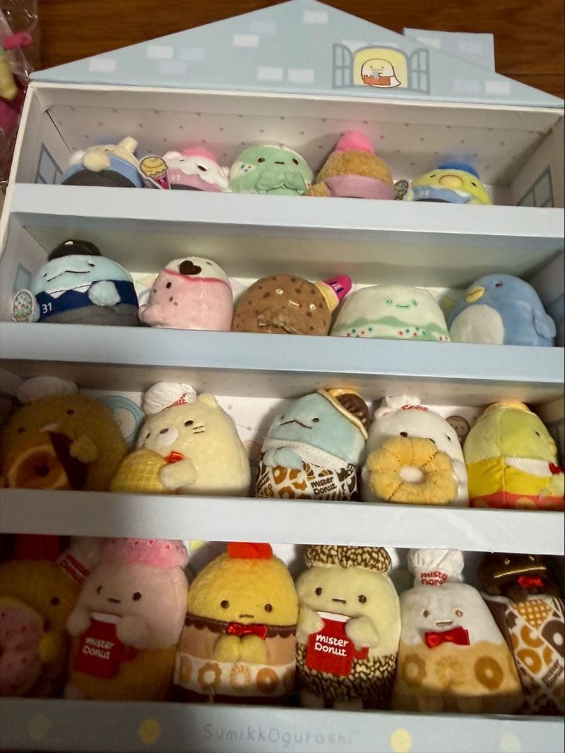すみっこぐらしてのりぬいぐるみ　コレクション　ミスド31コラボ