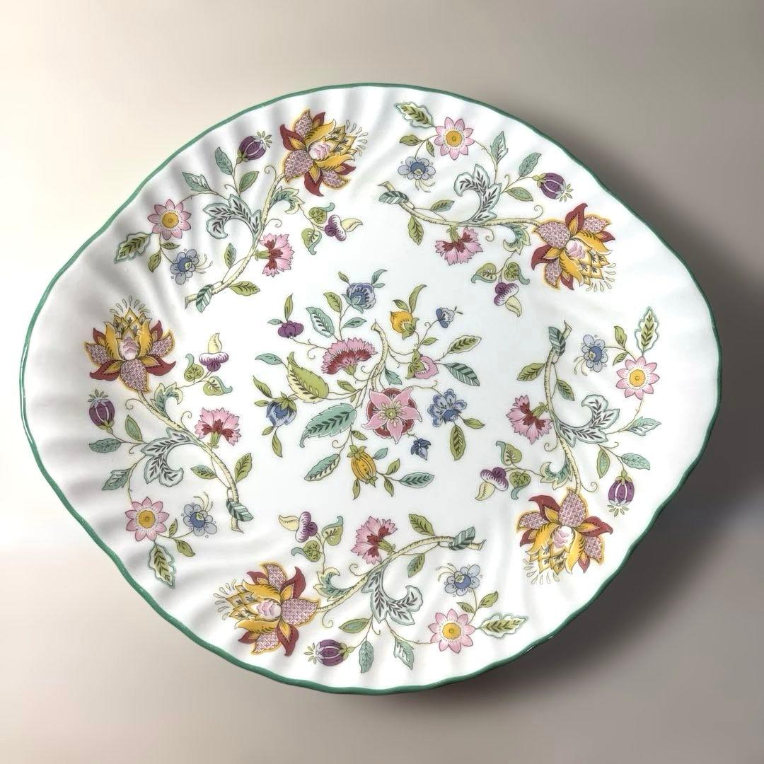 ミントン　ハドンホール　グリーン 22cm×5枚28cm B&B MINTON