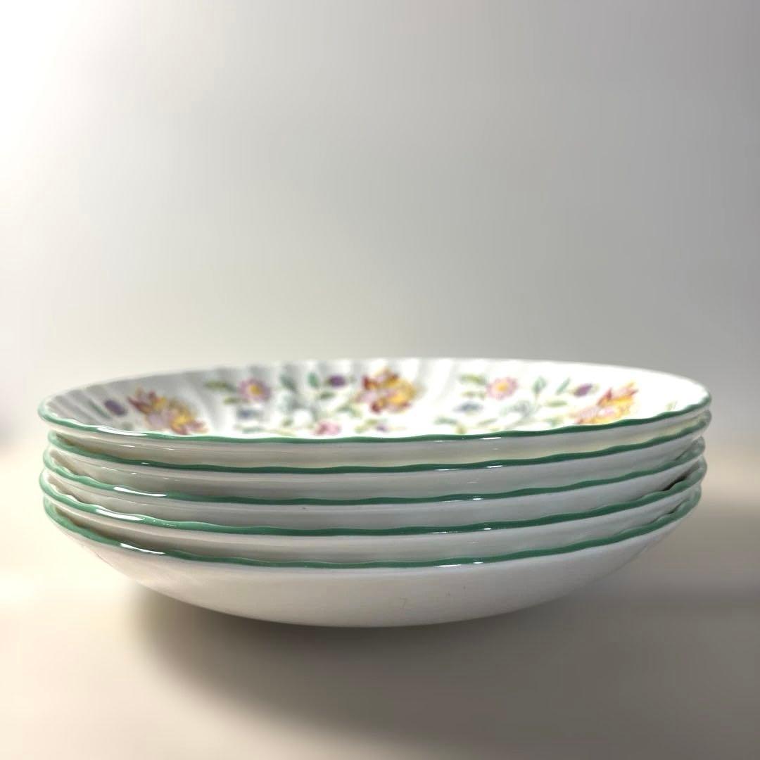 ミントン　ハドンホール　グリーン 22cm×5枚28cm B&B MINTON