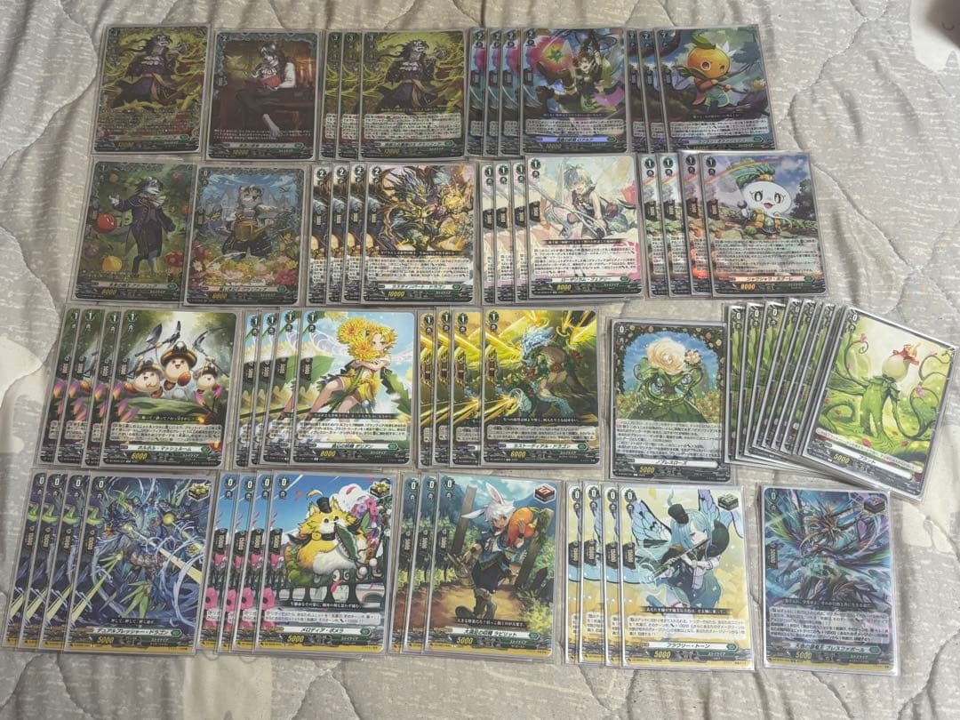 ヴァンガード　グランフィア　デッキ　スリーブ　リアノーンパーツ付