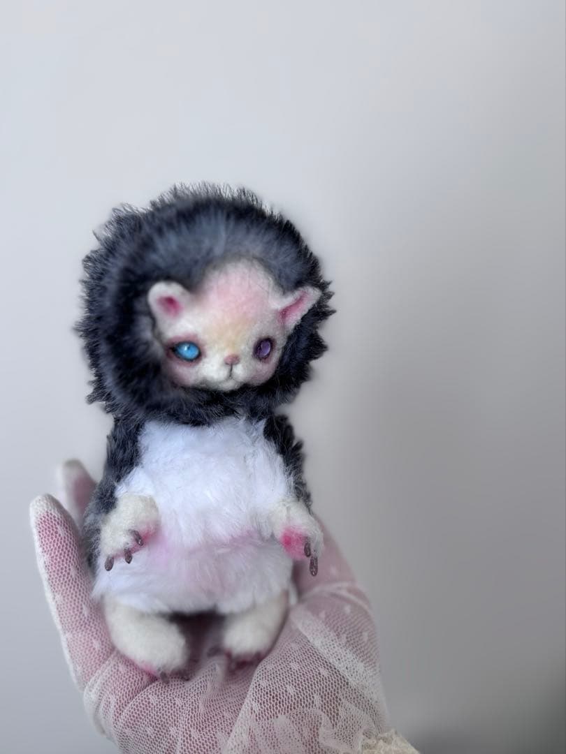 アートドール　こねこ幻獣No.084 羊毛フェルト