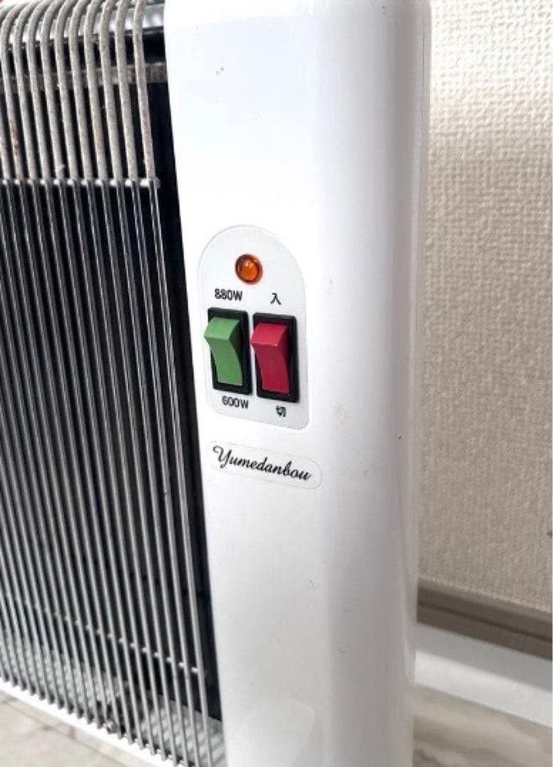 夢暖望　880型　日本製 遠赤外線 パネルヒーター　アールシーエス　キャスター付