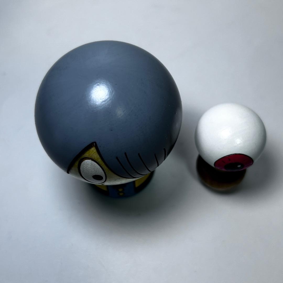 2体セット ゲゲゲの鬼太郎 鬼太郎 目玉おやじ こけし 日本製 箱付き未使用品