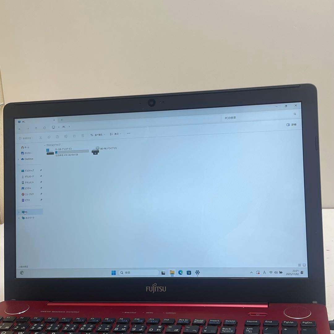 #409 富士通 Lifebook AH53/B2 i7-7700HQ 8GB