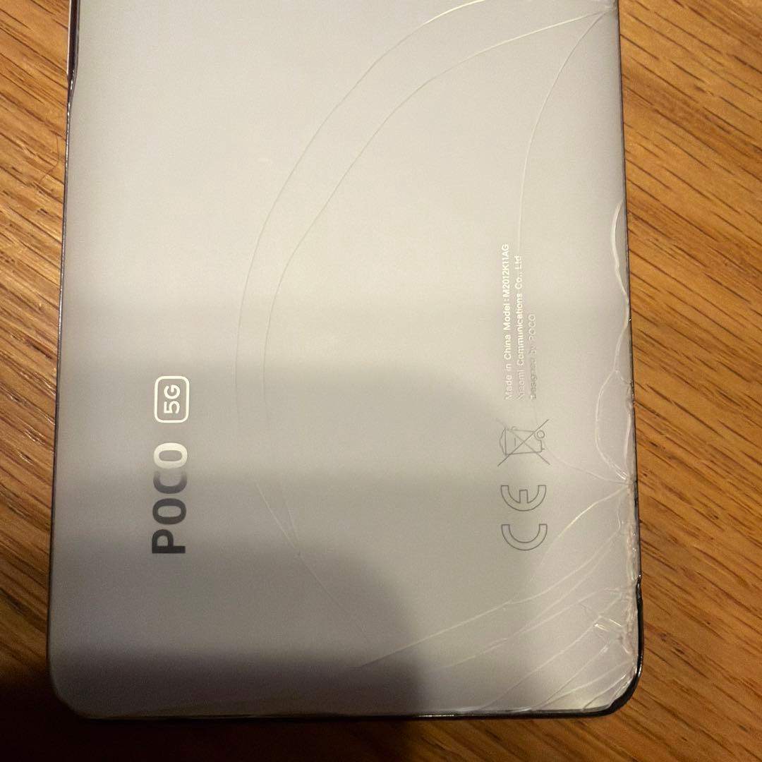 Xiaomi POCO F3 128GB スマートフォン　本体　割れあり