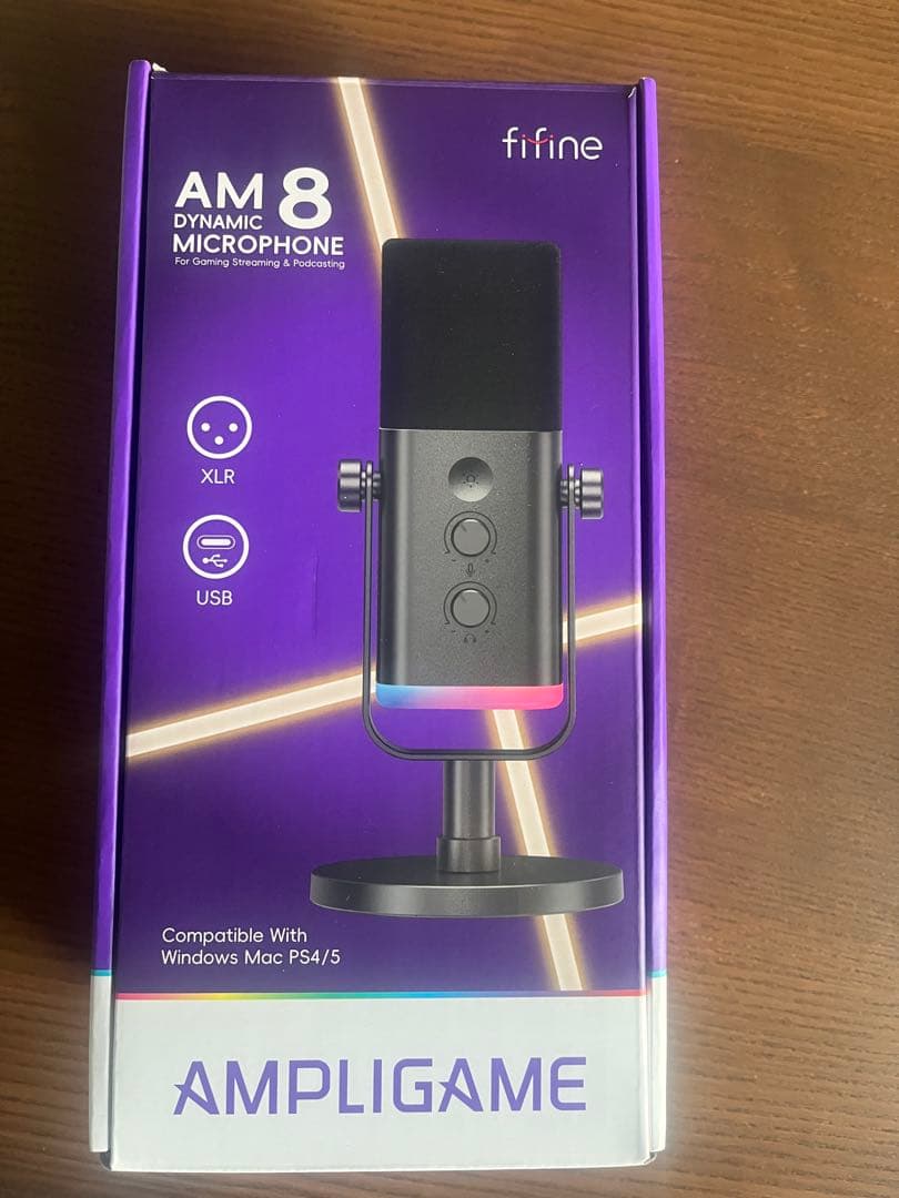 Mac mini M1、Trackpad、fifine AM8