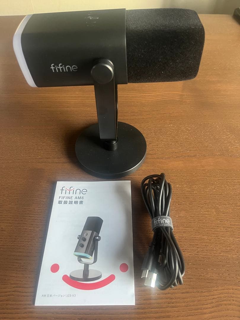 Mac mini M1、Trackpad、fifine AM8