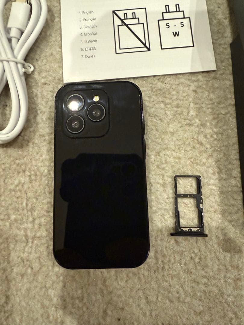 新品 Soyes XS14 Pro 本体 4G LTE黒 極小ミニスマートフォン
