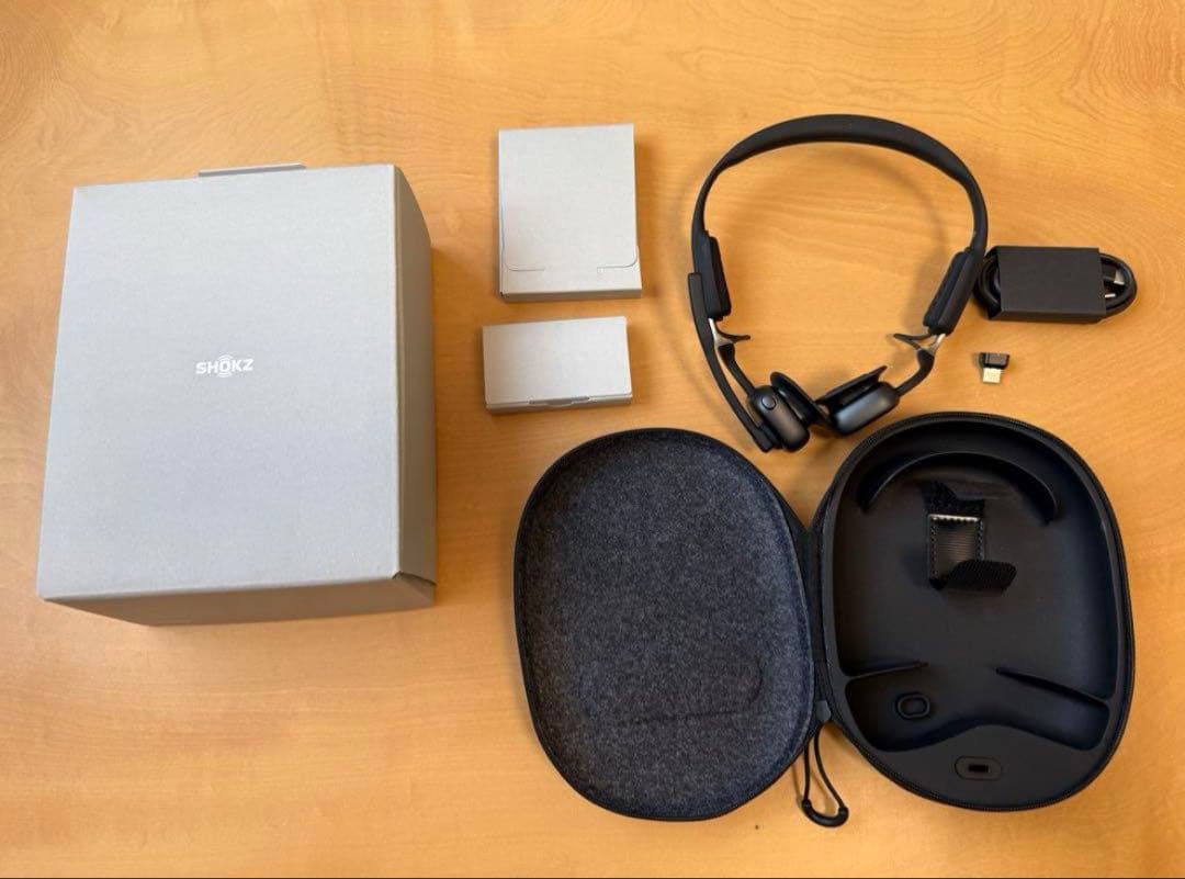 Shokz OpenMeet UC 骨伝導＋空気伝導 ワイヤレスヘッドセット