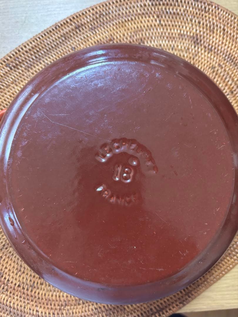LE CREUSET オレンジ 両手鍋18サイズ