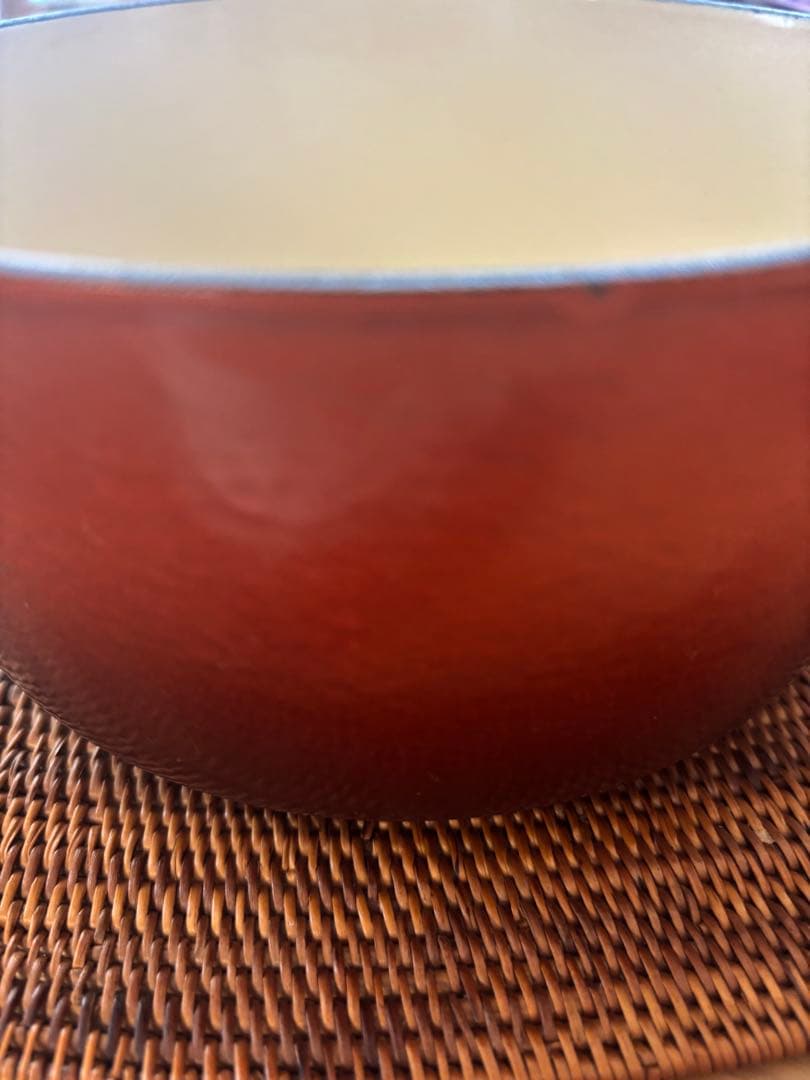 LE CREUSET オレンジ 両手鍋18サイズ