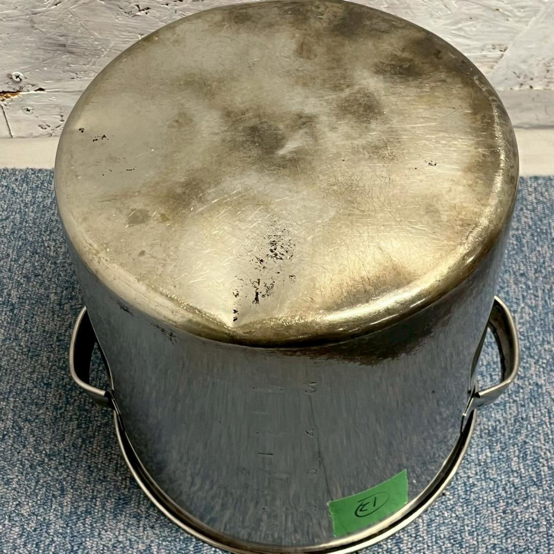 【厨房機器】 ステンレス製 24cm 寸胴鍋 厨房 厨房機器 12 A1531