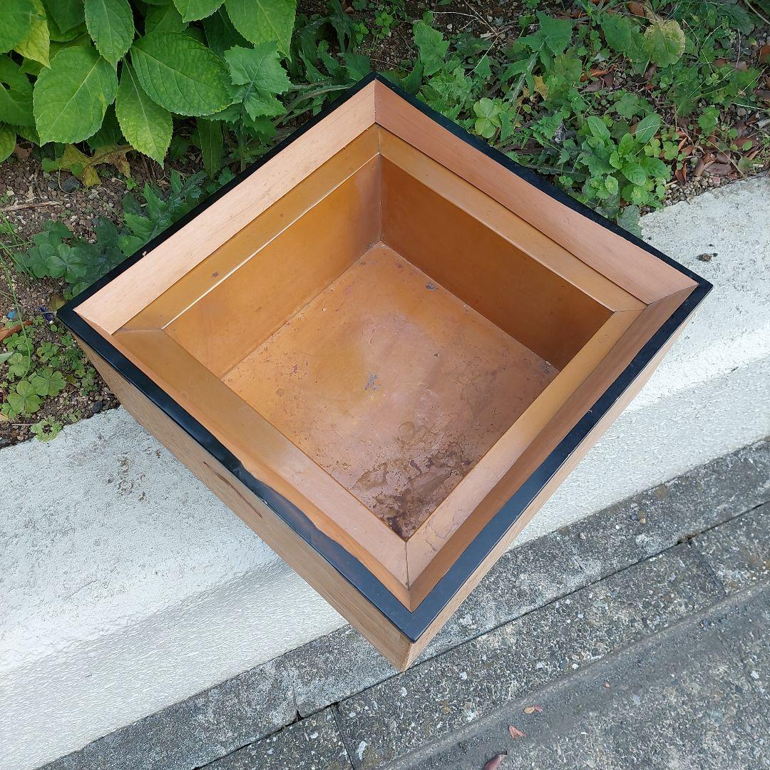 日本工芸品　角火鉢