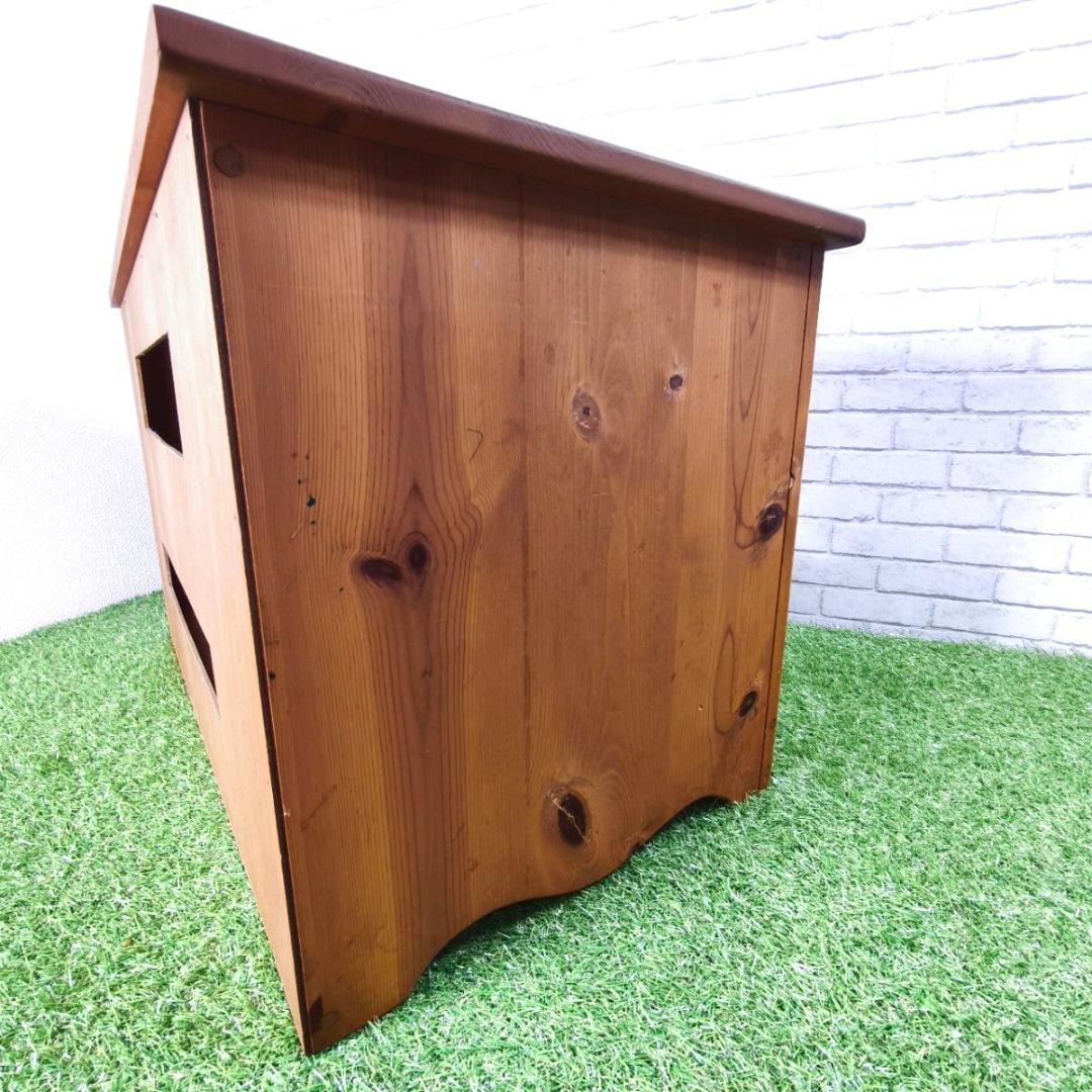 カントリー家具 ハート型 TV オーディオラック2段 木製