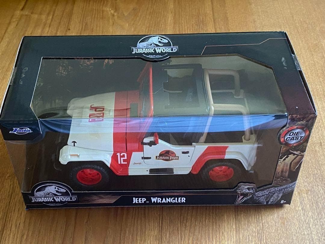 映画 ジュラシックワールド スタッフ用 ジープ ラングラーミニカー