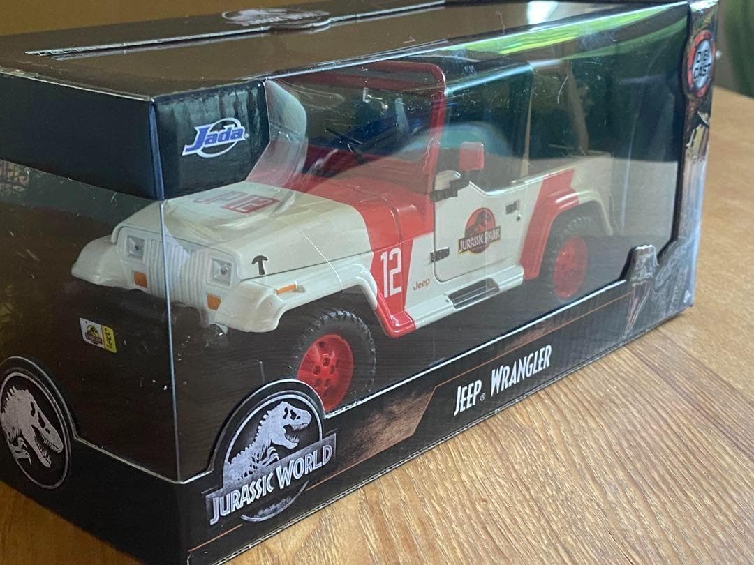 映画 ジュラシックワールド スタッフ用 ジープ ラングラーミニカー