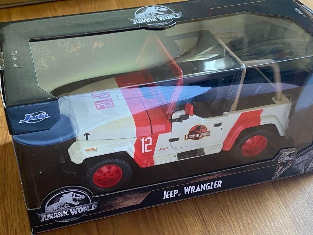 映画 ジュラシックワールド スタッフ用 ジープ ラングラーミニカー