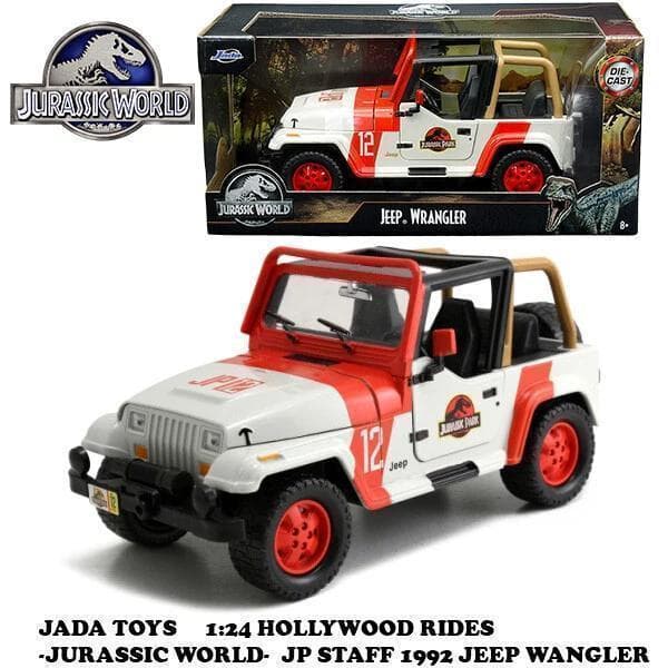 映画 ジュラシックワールド スタッフ用 ジープ ラングラーミニカー