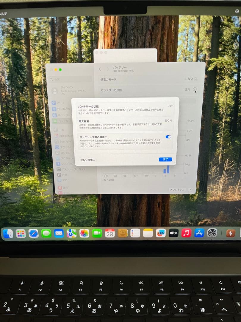 極美品Mac Pro 16インチ M1 32GB 512GB バッテリー100%