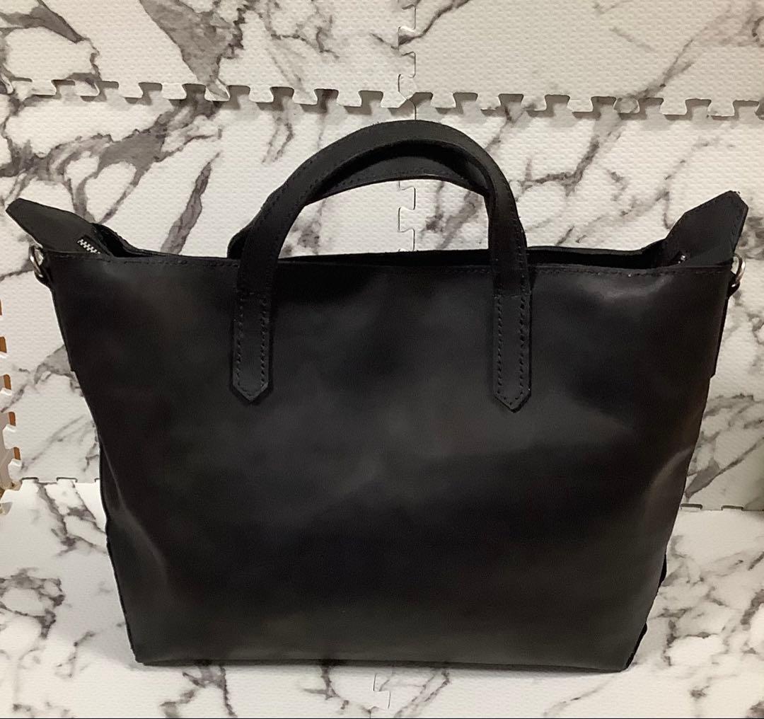 最終SALE⚫️【新品】【手縫】【本革（ヌメ）】トートバッグ